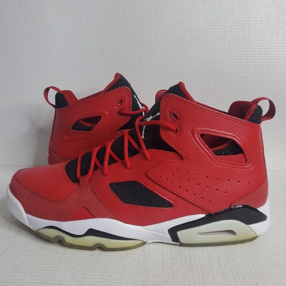 Nike Air Jordan Flight Club ‘91  Mens Size 10.5 Gym Red 2017 Leather - Picture 2 of 11